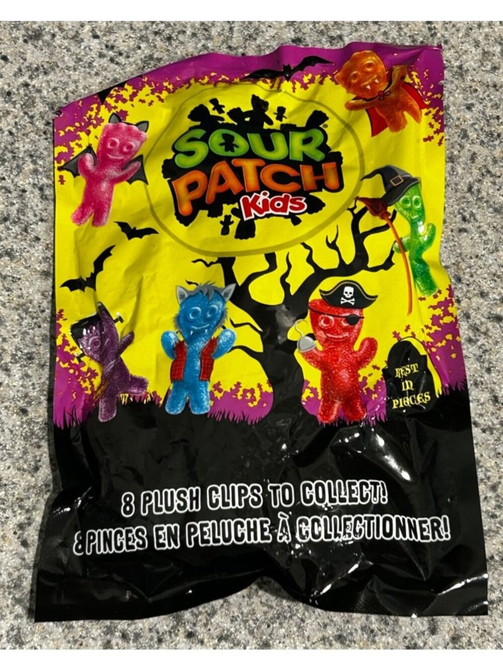 Sour Patch Kids Plush Clips Halloween Edition 8 Designs Sealed Package